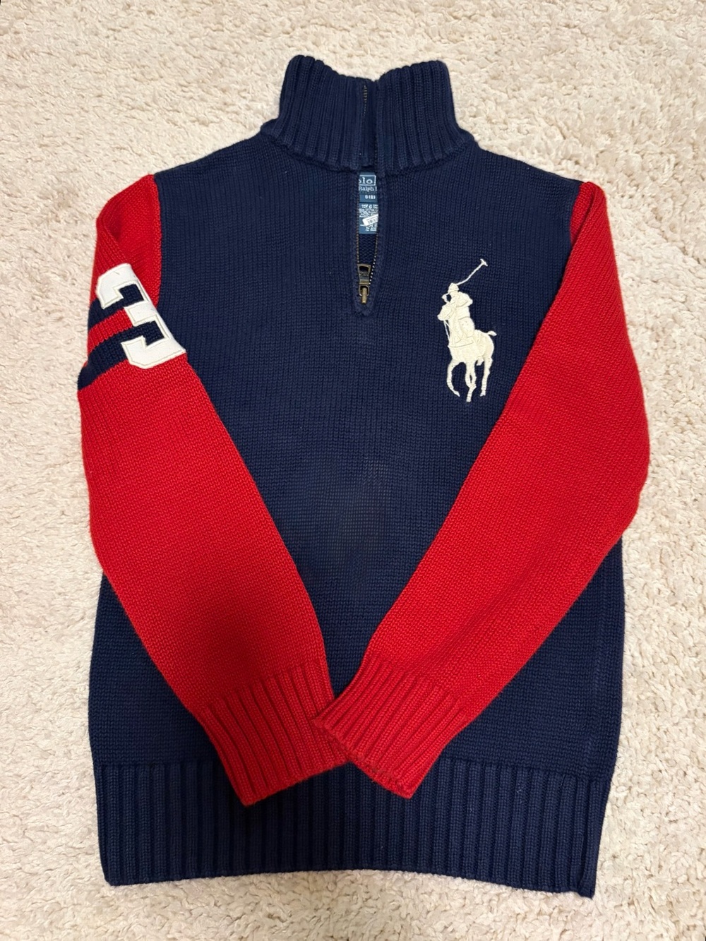Ralph Lauren Polo Sweater Big Boys size 8